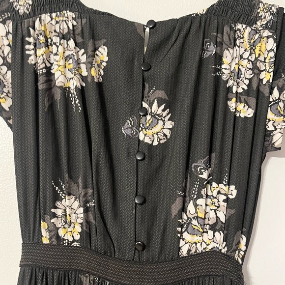 Free People All I Got Tiered Ruffle Floral Maxi Dress Women’s Size 4 - Picture 7 of 16